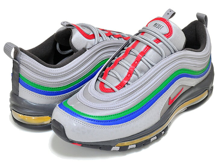 楽天市場】NIKE AIR MAX 97 QS Nintendo 64 atmosphere grey/habanero  