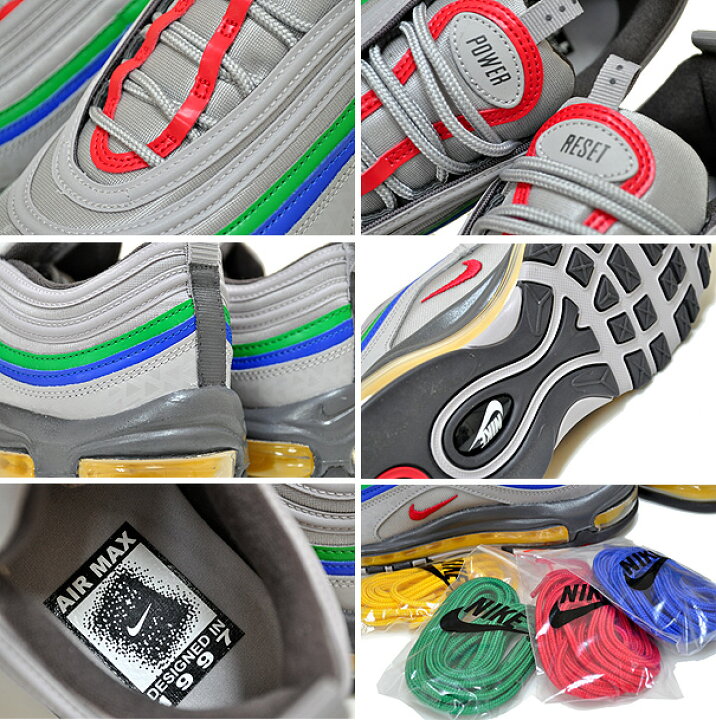 楽天市場】NIKE AIR MAX 97 QS Nintendo 64 atmosphere grey/habanero 