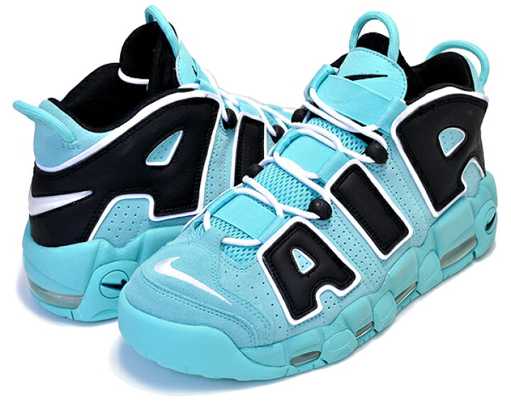 楽天市場】NIKE AIR MORE UPTEMPO 96 QS DIAMOND light aqua/black  