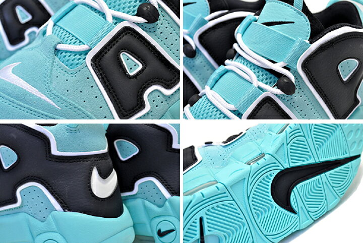 楽天市場】NIKE AIR MORE UPTEMPO 96 QS DIAMOND light aqua/black  