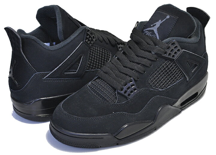 楽天市場】NIKE AIR JORDAN 4 RETRO BLACK CAT black/black-lt 
