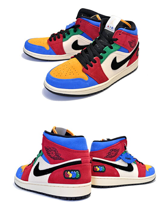 楽天市場】NIKE AIR JORDAN 1 MID SE FEARLESS BLUE THE GREAT muslin 