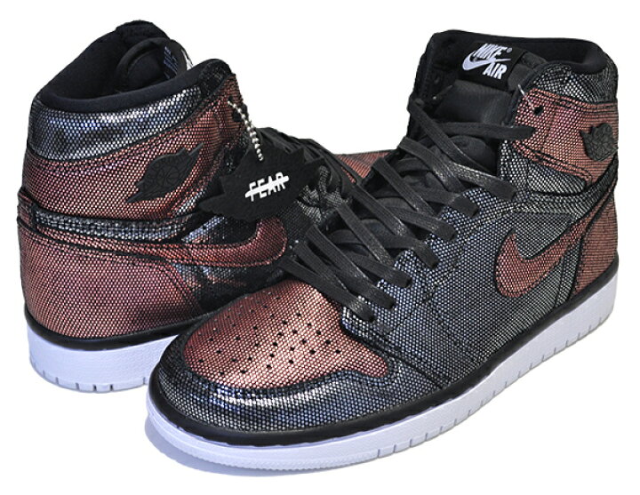 楽天市場】NIKE WMNS AIR JORDAN 1 HI OG FEARLESS black/black 
