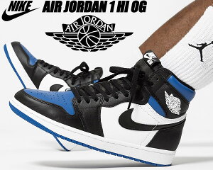 NIKE AIR JORDAN 1 HI OG ROYAL TOE black/black-white-game royal 555088-041 iCL GAW[_ 1 nC OG Xj[J[ AJ1 Q[ C gD [JORDAN BRAND]