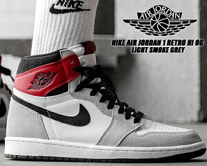 [ �|�C���g5�{&�ő�2000�~OFF�N�[�|�� ] NIKE AIR JORDAN 1 RETRO HI OG white/black-lt smoke grey 555088-126 �i�C�L �G�A�W���[�_�� 1 ���g�� �n�C OG �X�j�[�J�[ AJ1 ���C�g �X���[�N �O���[