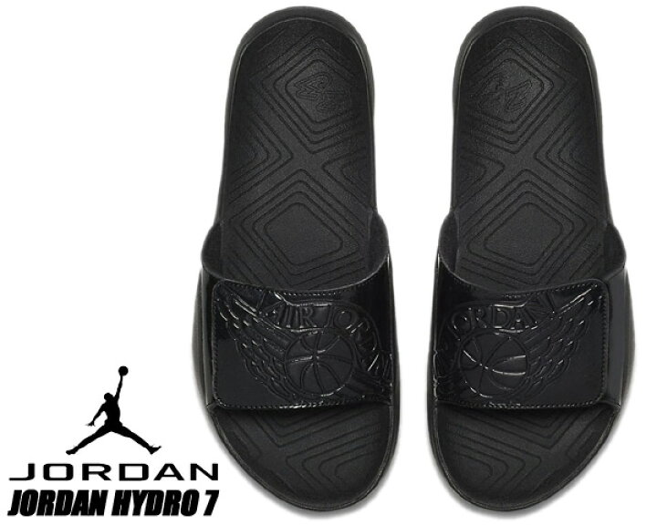 楽天市場】NIKE JORDAN HYDRO 7 black/black aa2517-010 ナイキ 