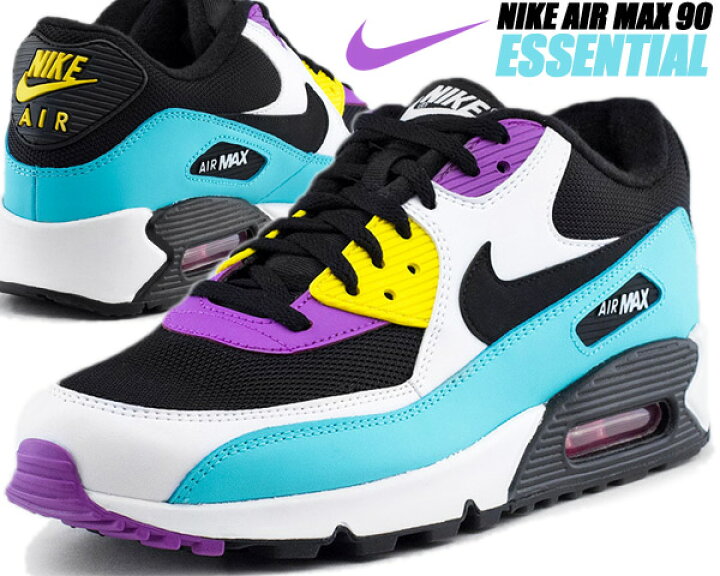 楽天市場】NIKE AIR MAX 90 ESSENTIAL black/white-bright violet 