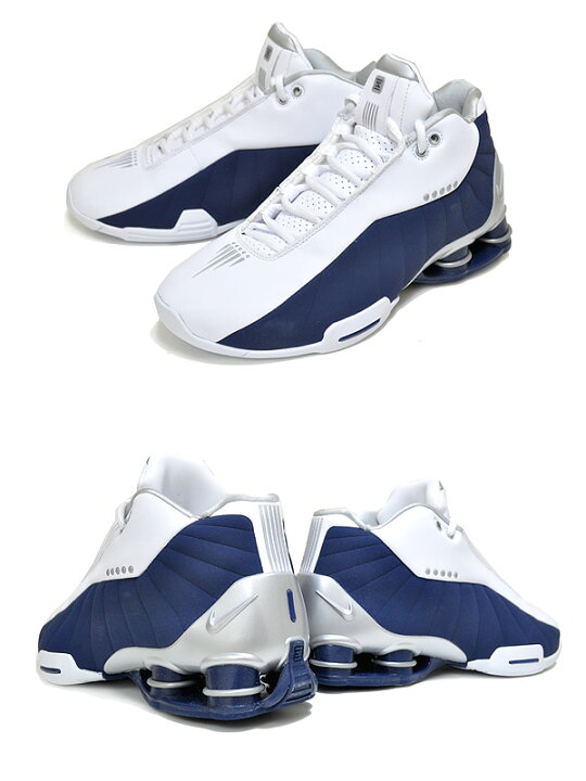 楽天市場】NIKE SHOX BB4 OLYMPIC white/metallic silver at7843-100 