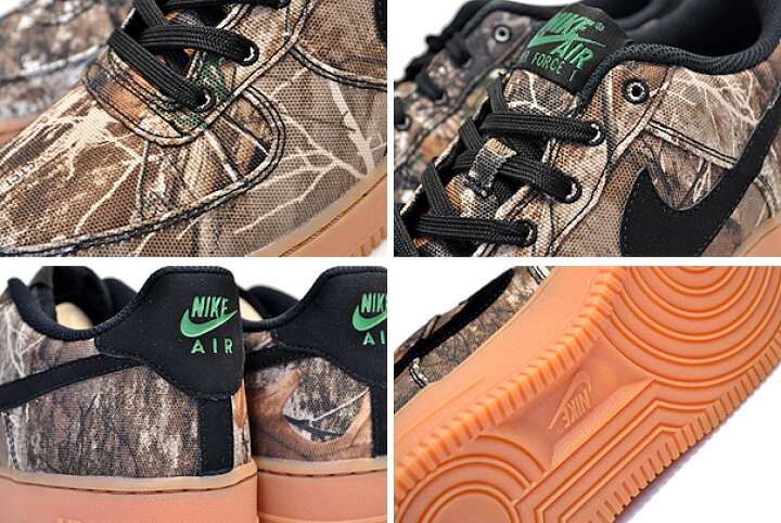 楽天市場】NIKE AIR FORCE 1 LV8 3 (GS) REALTREE CAMO black/black 