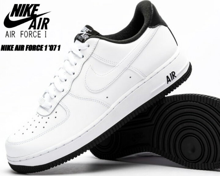 楽天市場】NIKE AIR FORCE 1 07 1 white/black-white cd0884-100 