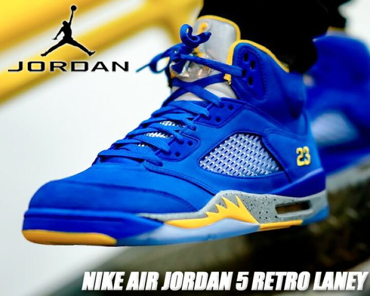 楽天市場】NIKE AIR JORDAN 5 RETRO LANEY JSP varsity royal/varsity  