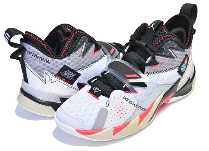 楽天市場】NIKE JORDAN WHY NOT ZER0.3 white/bright crimson-black  