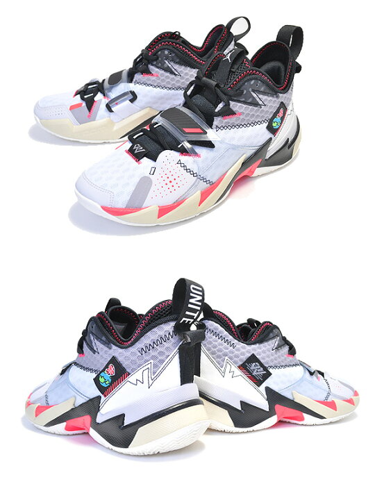 楽天市場】NIKE JORDAN WHY NOT ZER0.3 white/bright crimson-black  