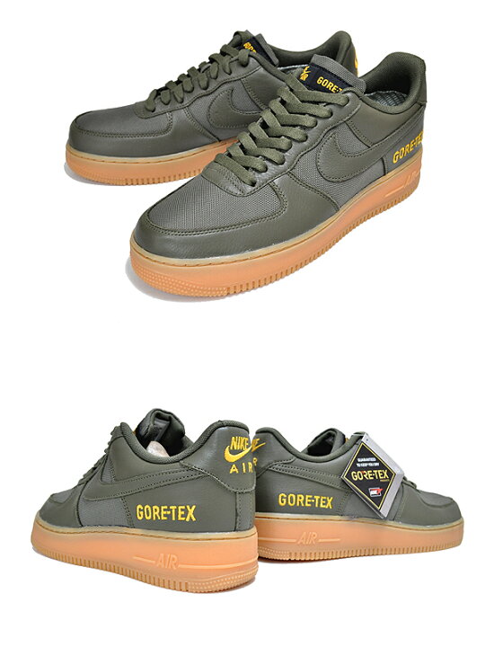 楽天市場】NIKE AIR FORCE 1 GORE-TEX medium olive/sequoia-gold 