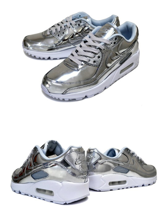 楽天市場】NIKE WMNS AIR MAX 90 SP METALLIC PACK chrome/chrome-pure 