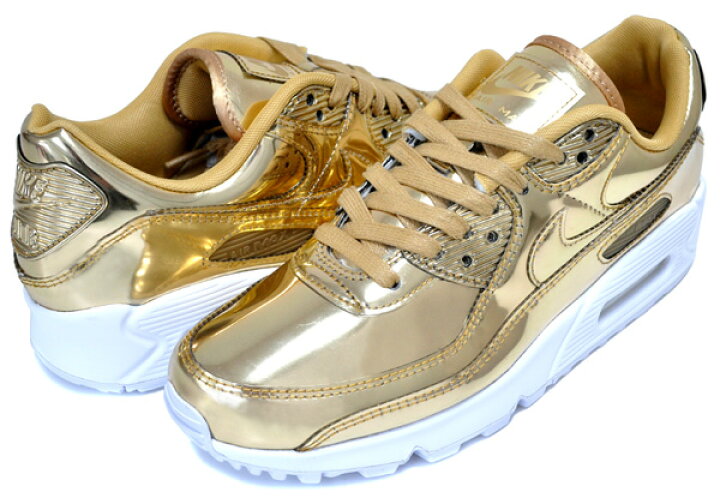 楽天市場】NIKE WMNS AIR MAX 90 SP METALLIC PACK metallic gold 