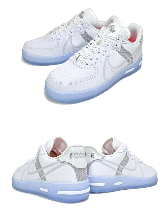 楽天市場】NIKE AIR FORCE 1 REACT QS white/light bone-sail cq8879 