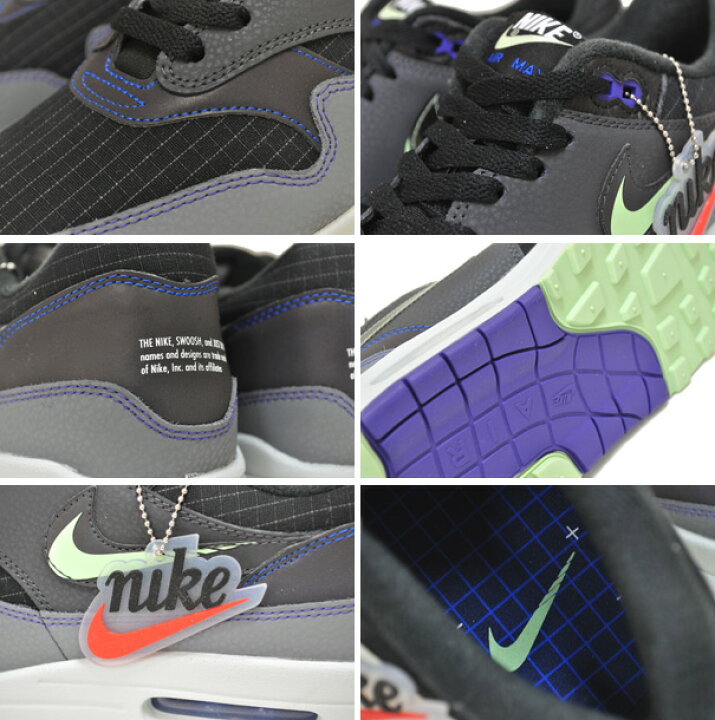 楽天市場】NIKE AIR MAX 1 SE FUTURE SWOOSH PACK black/cool grey 