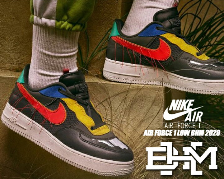 楽天市場】NIKE AIR FORCE 1 LOW BHM 2020 dk smoke grey/track red 