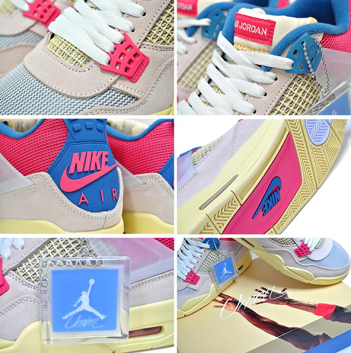 楽天市場】NIKE AIR JORDAN 4 RETRO SP UNION guava ice/lt fusion red  