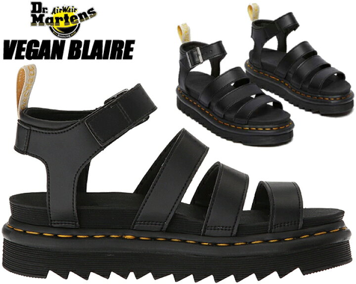 楽天市場】Dr.Martens VEGAN BLAIRE Black 23806001 ドクターマーチン 