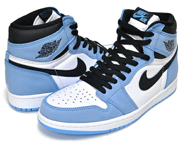 楽天市場】NIKE AIR JORDAN 1 HIGH OG UNIVERSITY BLUE white/black  