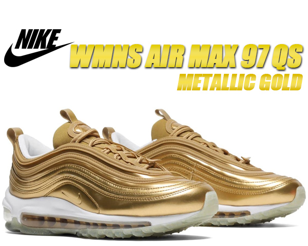 楽天市場】NIKE WMNS AIR MAX 97 QS metallic gold/metallic gold 