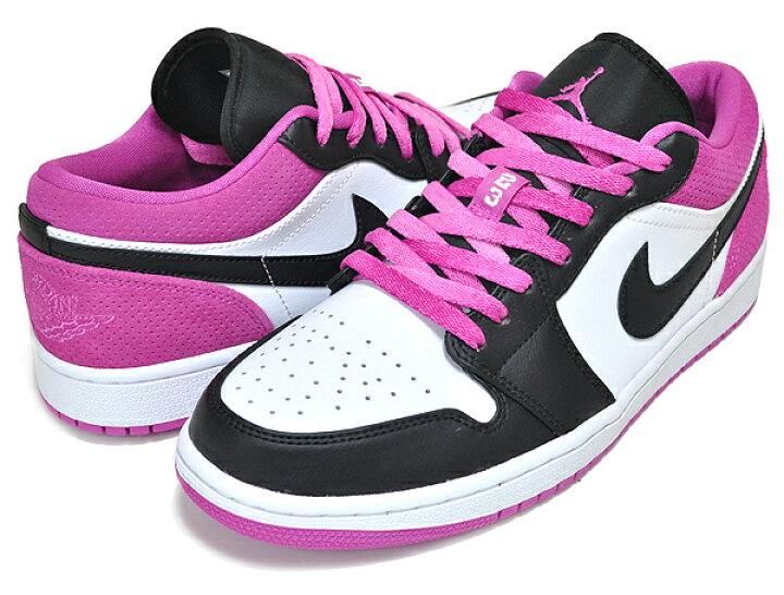 楽天市場】NIKE AIR JORDAN 1 LOW SE black/blk-active fuchsia ck3022 