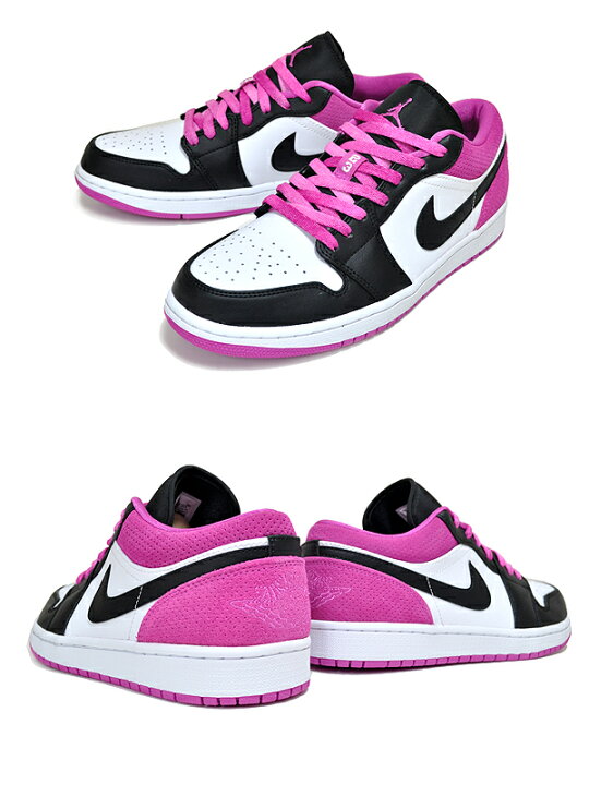 楽天市場】NIKE AIR JORDAN 1 LOW SE black/blk-active fuchsia ck3022 