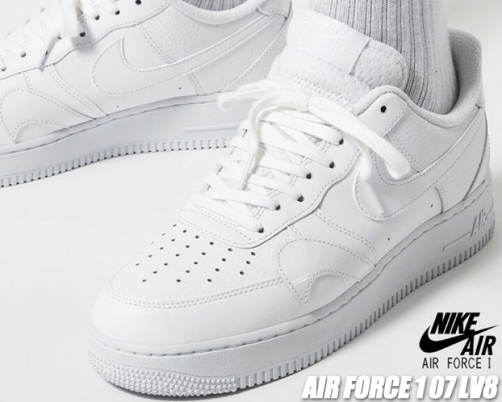 楽天市場】NIKE AIR FORCE 1 07 LV8 white/white-white ck7214-100 