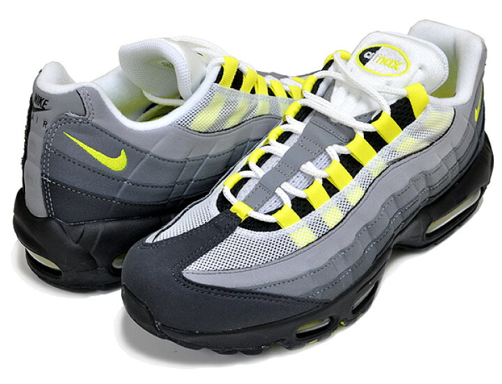 楽天市場】NIKE AIR MAX 95 OG black/neon yellow-lt graphite ct1689 
