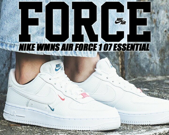 楽天市場】NIKE WMNS AIR FORCE 1 07 ESS summit white/summit wht 