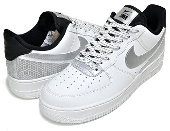 楽天市場 Nike Air Force 1 07 Lv8 3m Summit White Summit Wht Ct2299 100 ナイキ エア フォース 1 07 エレベイト スリーエム スニーカー ホワイト ブラック リフレクター Black 反射 Limited Edt