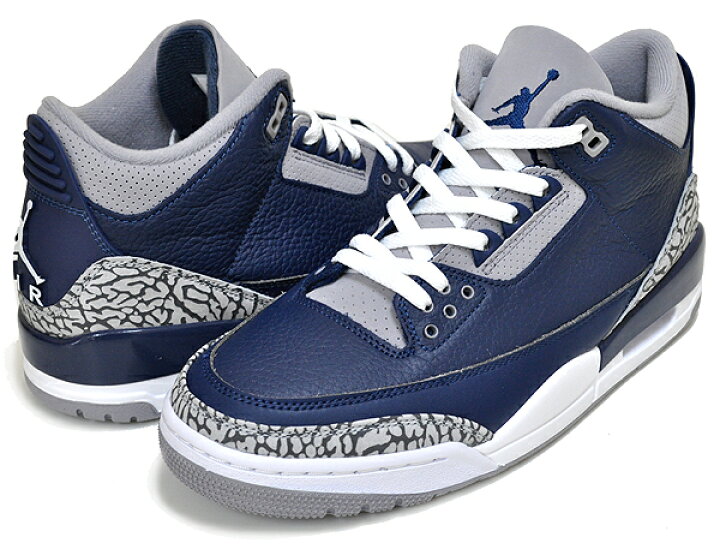 楽天市場】NIKE AIR JORDAN 3 RETRO midnight navy/white ct8532-401  