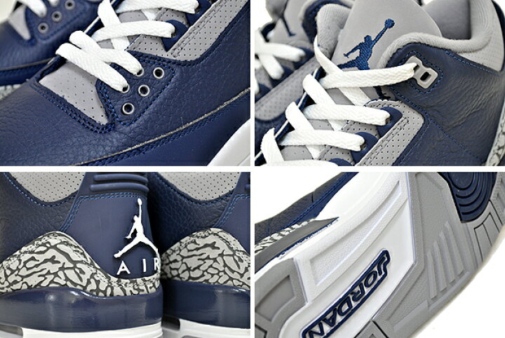 楽天市場】NIKE AIR JORDAN 3 RETRO midnight navy/white ct8532-401 