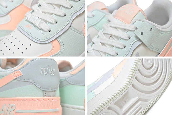 楽天市場】NIKE WMNS AF1 SHADOW sail/barely green-crimson tint 