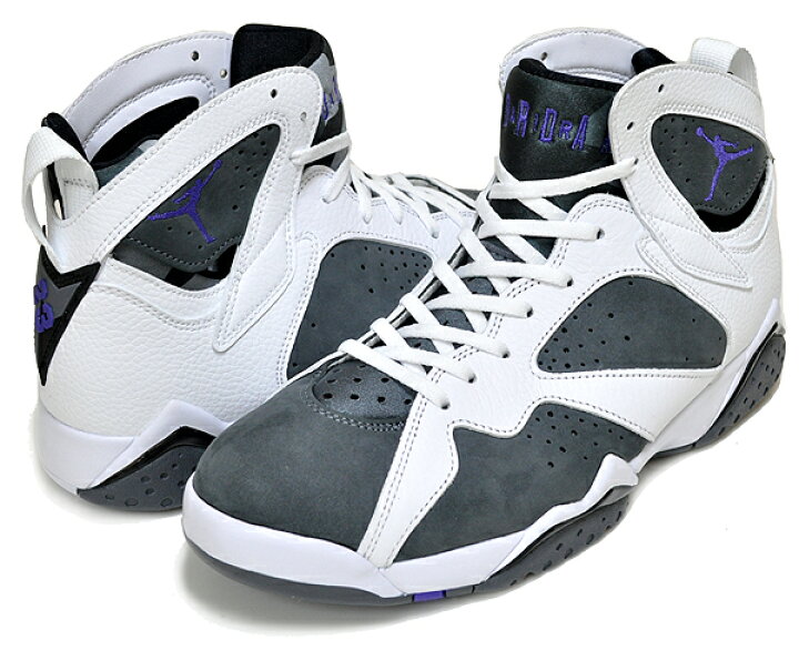 楽天市場】NIKE AIR JORDAN 7 RETRO FLINT white/varsity purple 
