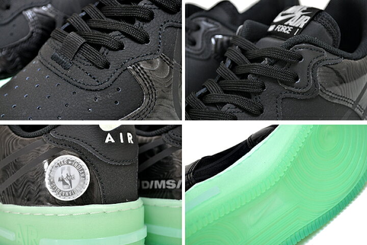 楽天市場】NIKE AIR FORCE 1 REACT LV8 ALL STAR 2021 black/blk 