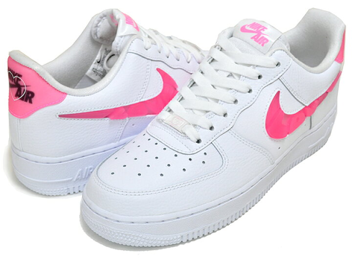 楽天市場 Nike Wmns Air Force 1 07 Se Love For All White Sunset Pulse Black Clear Cv84 100 ナイキ ウィメンズ エアフォース 1 07 Se スニーカー Af1 ホワイト ピンク バレンタインデー Limited Edt