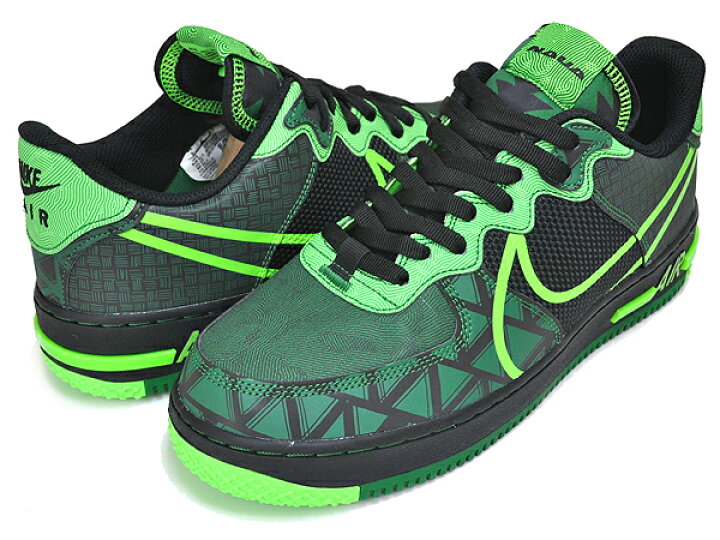楽天市場】NIKE AIR FORCE 1 REACT QS NAIJA black/green strike-pine 