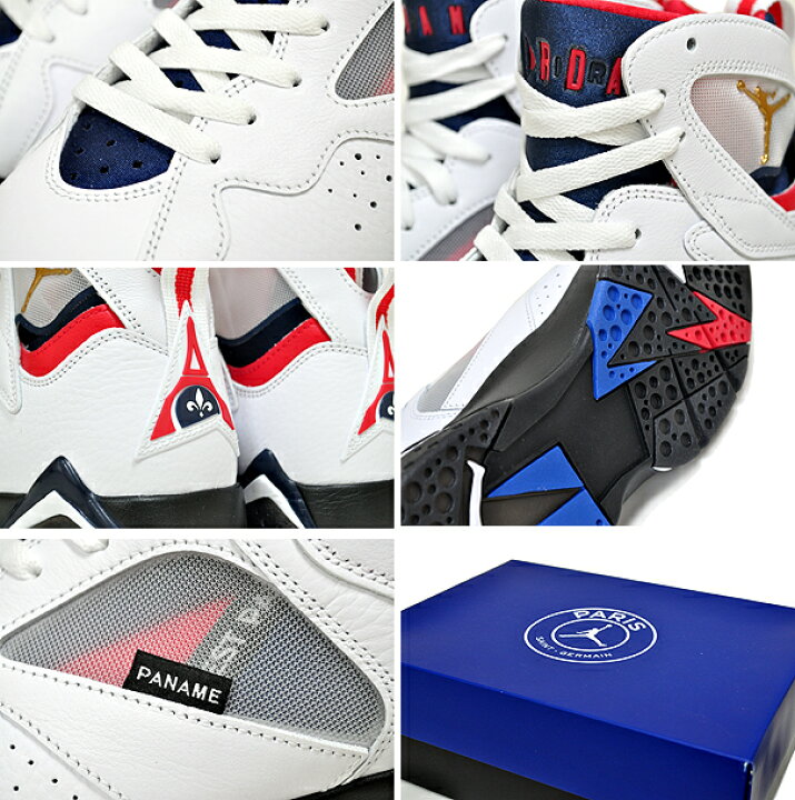 楽天市場】NIKE AIR JORDAN 7 RETRO BCFC PARIS SAINT-GERMAIN white 