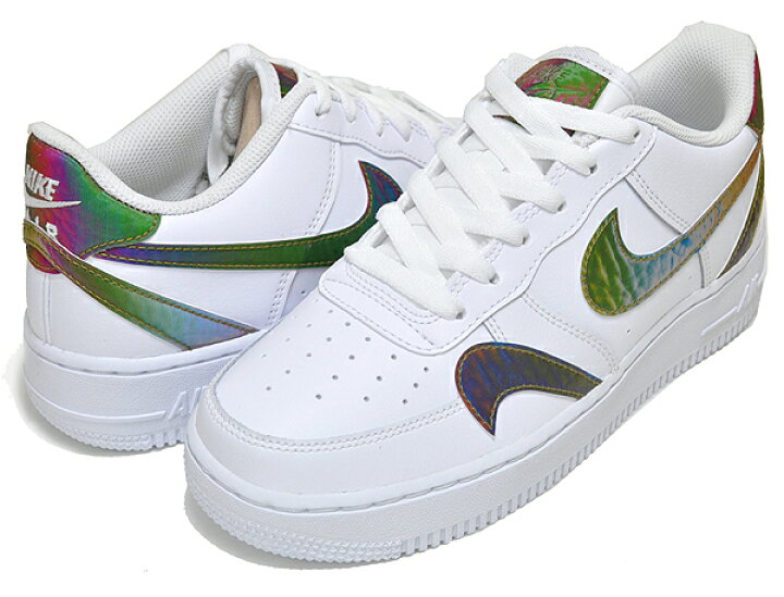 楽天市場】NIKE AIR FORCE 1 LV8 2(GS) white/multi-color-wht cz5890 