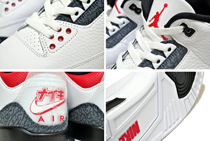 楽天市場】NIKE AIR JORDAN 3 RETRO SE-T CO.JP white/fire red-black 