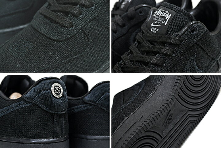 楽天市場】NIKE AIR FORCE 1 LOW / STUSSY black/black cz9084-001 