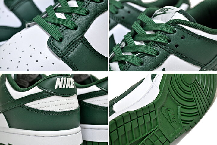 楽天市場】NIKE DUNK LOW RETRO white/team green-wht dd1391-101 
