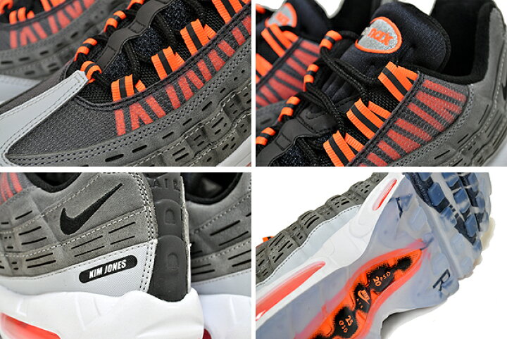 楽天市場】NIKE AIR MAX 95 / KIM JONES black/total orange-dark grey 