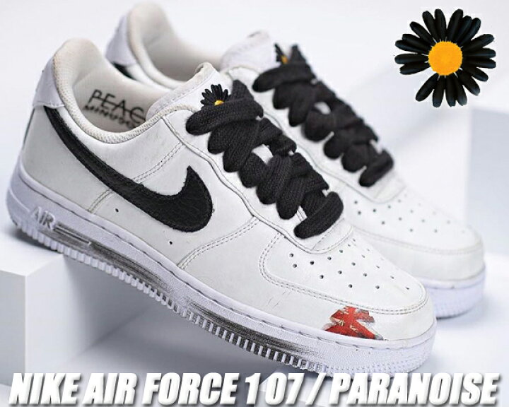楽天市場】NIKE AIR FORCE 1 07 / PARANOISE white/black-wht dd3223  