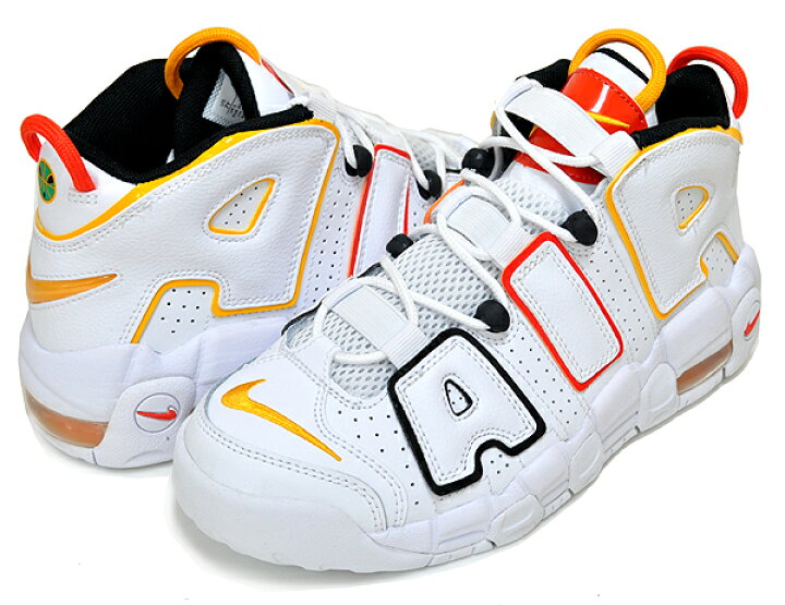 楽天市場】NIKE AIR MORE UPTEMPO (GS) RAYGUNS white/university gold 