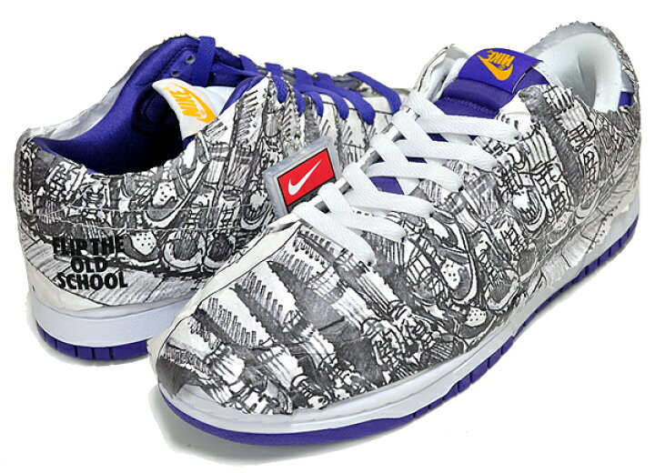 楽天市場】NIKE WMNS DUNK LOW SE FLIP THE OLD SCHOOL white/varsity  