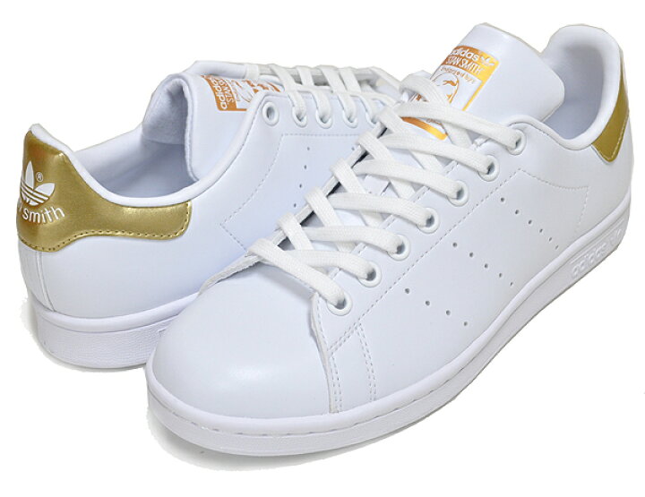 楽天市場 Adidas Stan Smith W Ftwwht Ftwwht Goldmt G アディダス スタンスミス ウィメンズ レディース スニーカー ホワイト ゴールド 白 金 Limited Edt